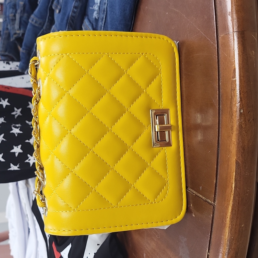 Yellow or Turquoise handbag